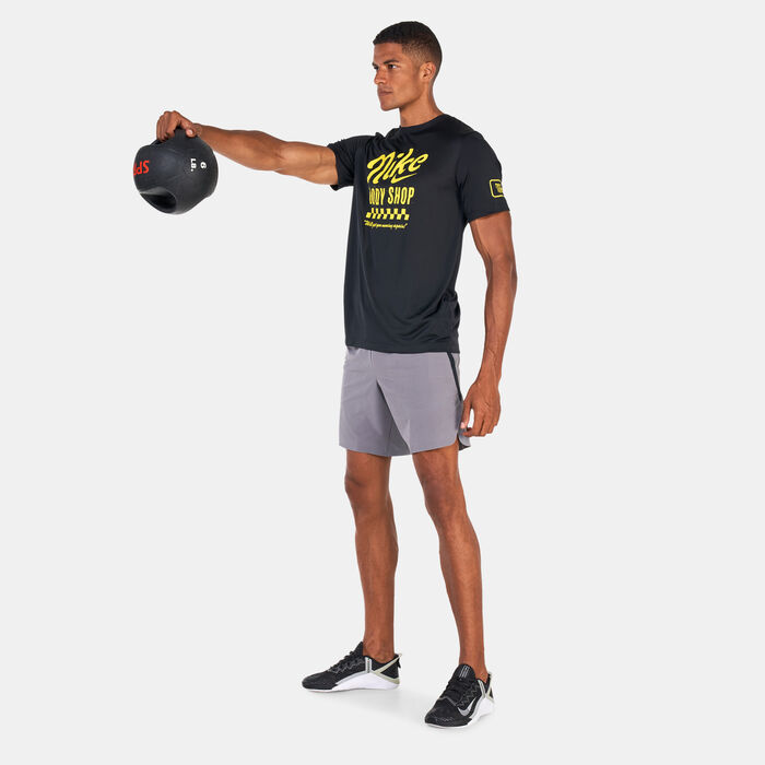 Nike Men's Dri-FIT Body Shop T-Shirt Black Nike Men's Dri-FIT Body Shop T-Shirt Black image number 2