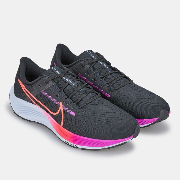 Nike Men's Air Zoom Pegasus 38 Running Shoe Black Nike Men's Air Zoom Pegasus 38 Running Shoe Black image number 1
