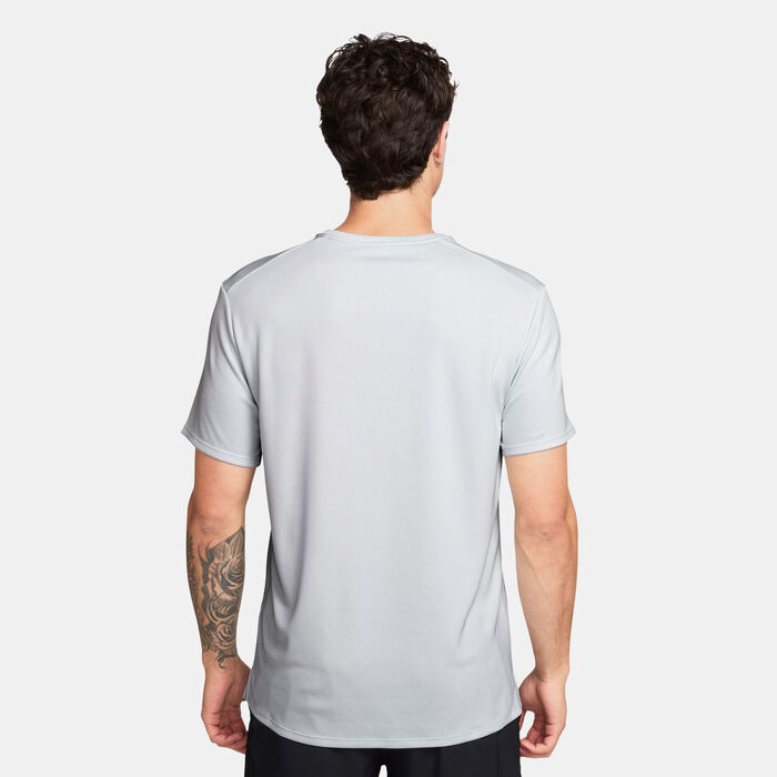 Nike Men's Miler Winterized Running Top Grey Nike Men's Miler Winterized Running Top Grey image number 1