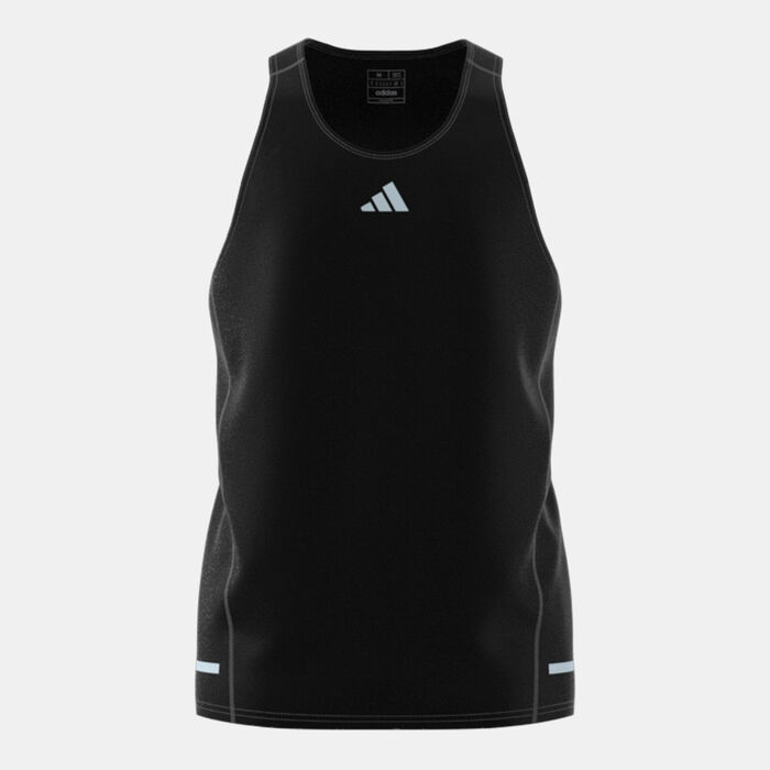 adidas Men's X-City Cooler Singlet Black image number 0