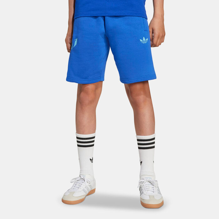 adidas Kids' Messi Shorts Blue adidas Kids' Messi Shorts Blue image number 0
