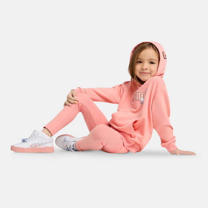PUMA Kids' x Hello Kitty and Friends Graphic Hoodie Pink PUMA Kids' x Hello Kitty and Friends Graphic Hoodie Pink image number 2