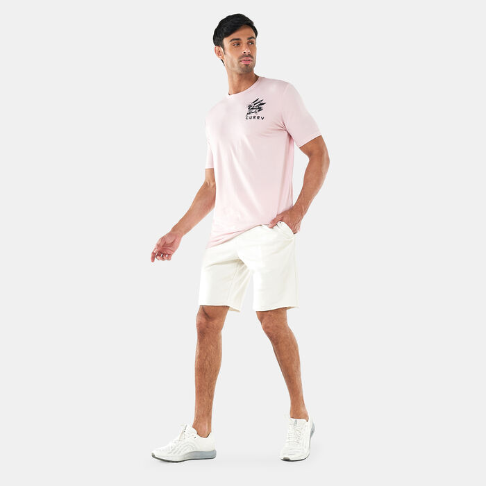 Under Armour Men's Rival Terry Shorts Beige Under Armour Men's Rival Terry Shorts Beige image number 2
