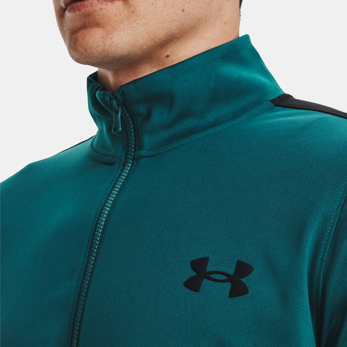 Under Armour Men's UA Knit Tracksuit Green Under Armour Men's UA Knit Tracksuit Green image number 2