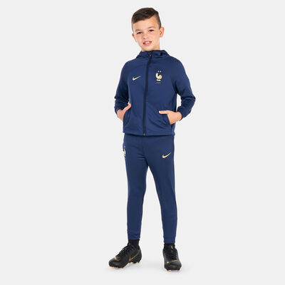Nike Kids' FFF Strike Dri-FIT Hooded Football Tracksuit (Younger Kids) Blue