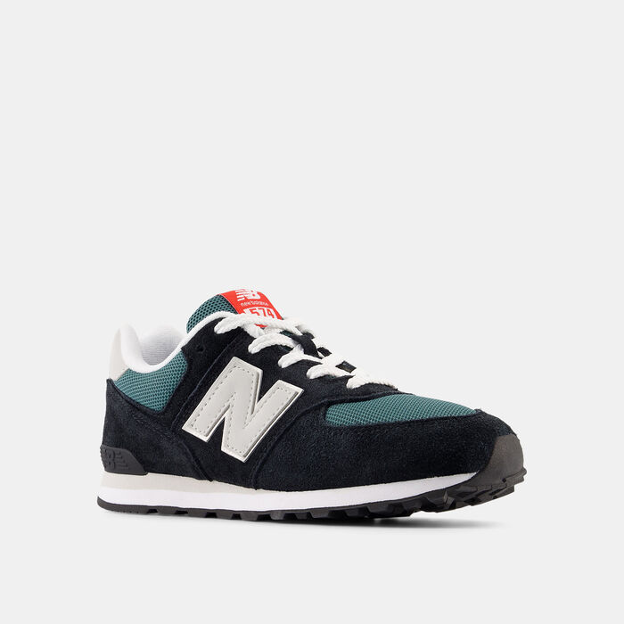 New Balance Kids' 574 Shoes Black New Balance Kids' 574 Shoes Black image number 1