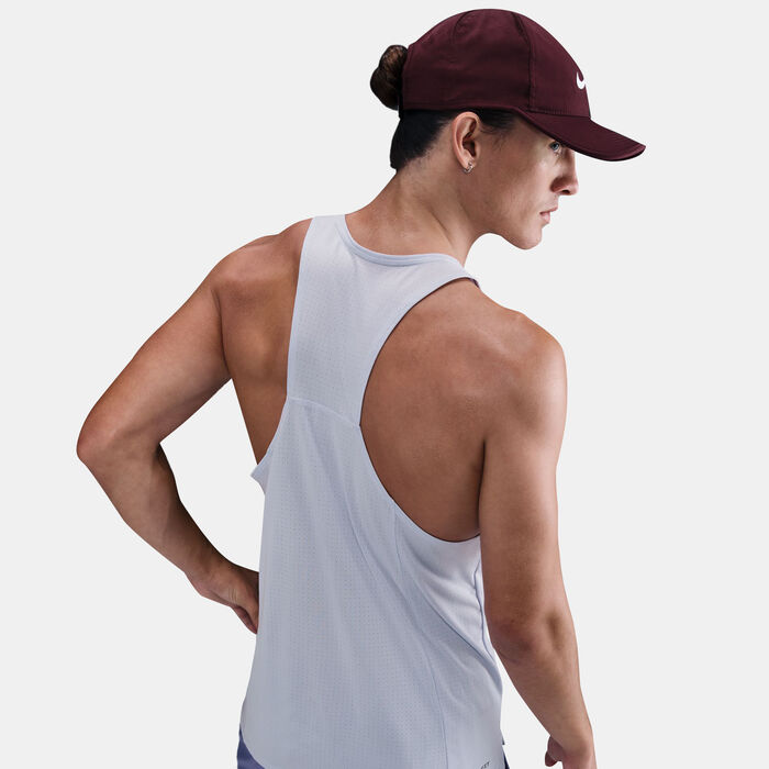 Nike Men's Fast Dri-FIT Running Vest Grey Nike Men's Fast Dri-FIT Running Vest Grey image number 4