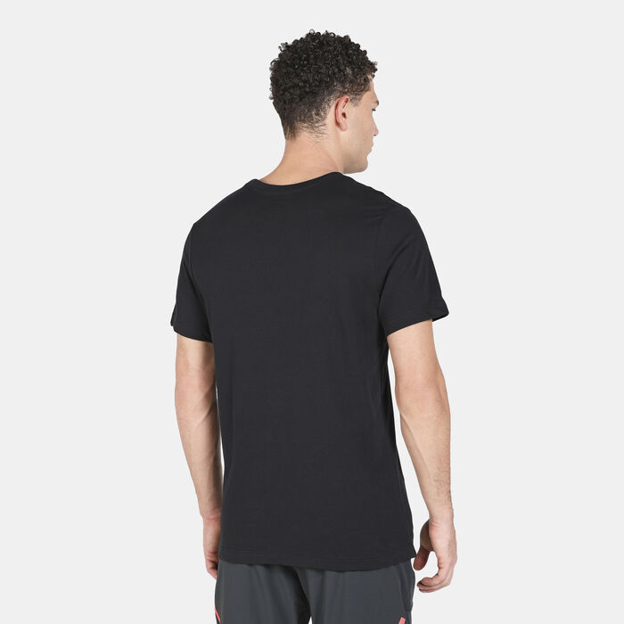Nike Men's Dri-FIT Running T-Shirt Black image number 3