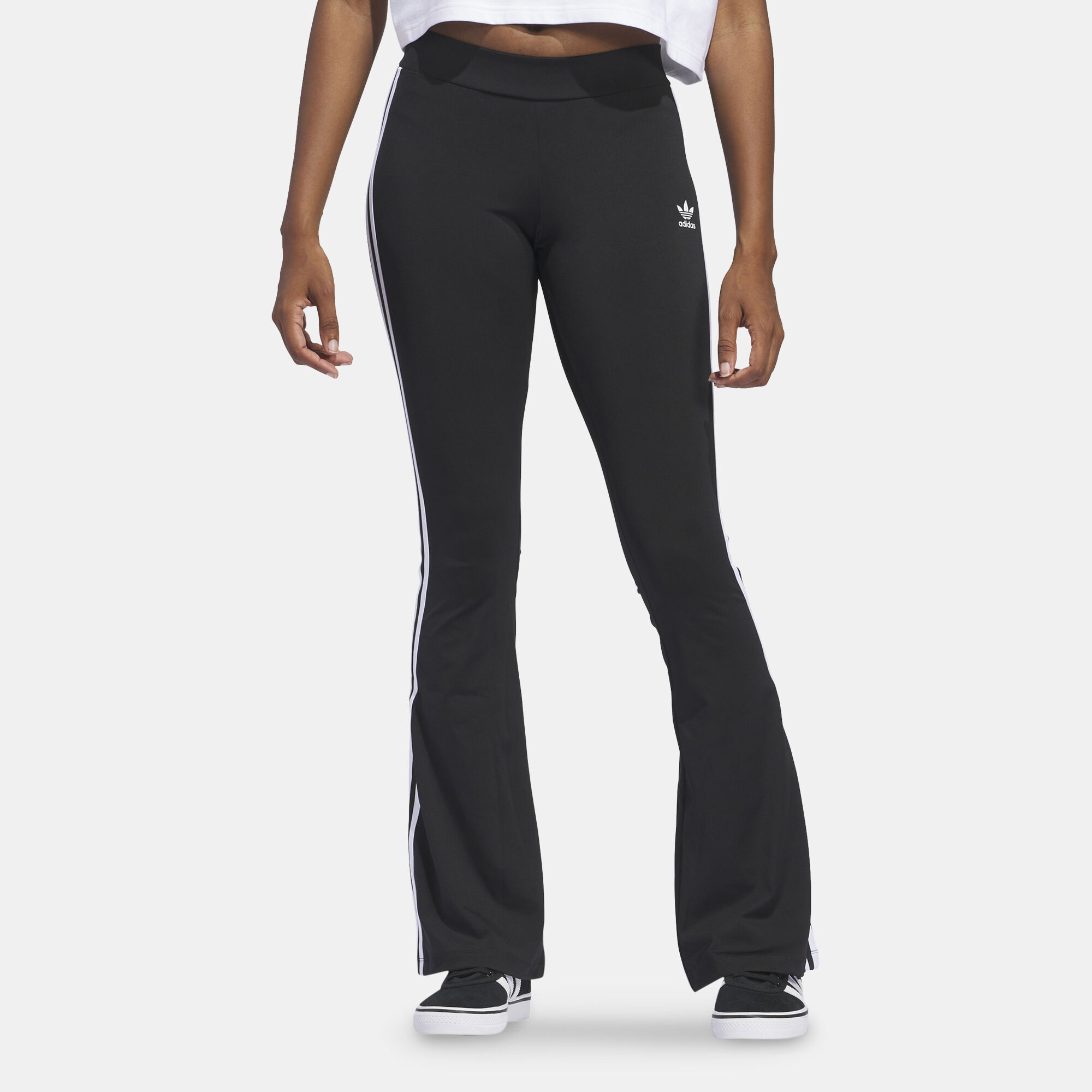 Track pants flared adidas cheap