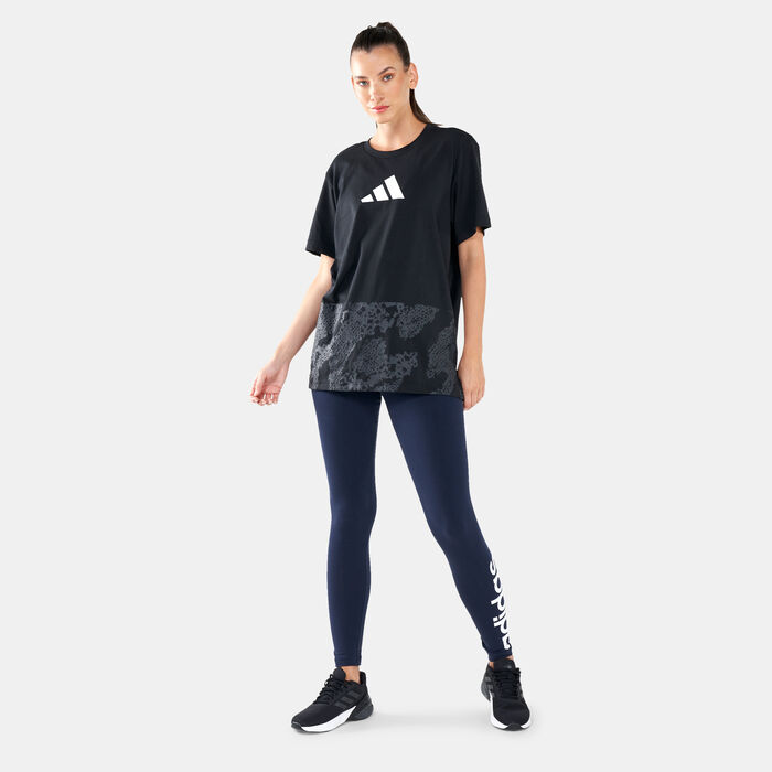 adidas Women's High-Rise Leggings Blue image number 2
