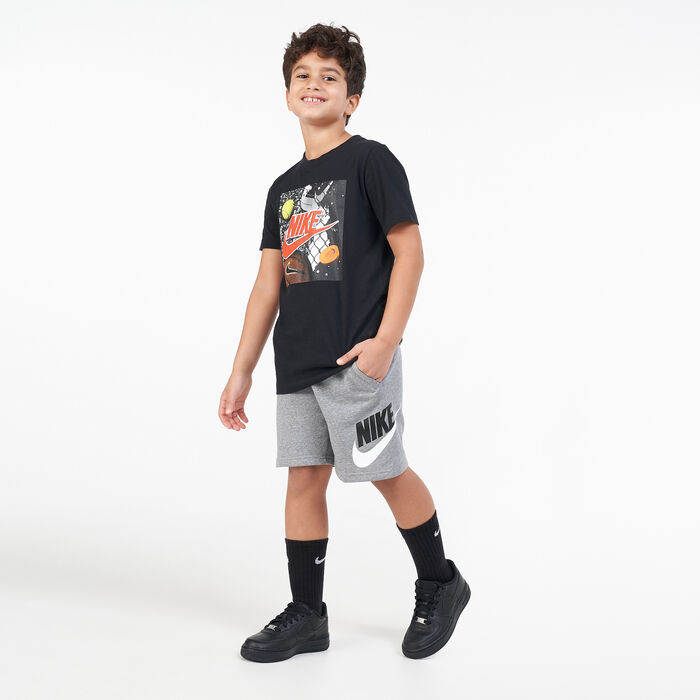 Nike Kids’ Sportswear Club Fleece Shorts (Older Kids) Grey Nike Kids’ Sportswear Club Fleece Shorts (Older Kids) Grey image number 2