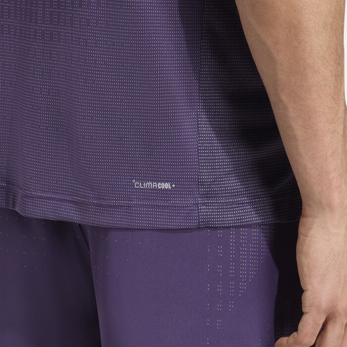 adidas Men's Airchill Training T-Shirt Purple image number 4