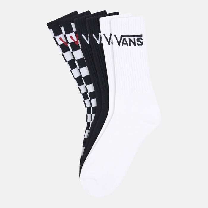 Vans Men's Classic Crew Socks (3 Pack) Multi-Color Vans Men's Classic Crew Socks (3 Pack) Multi-Color image number 0