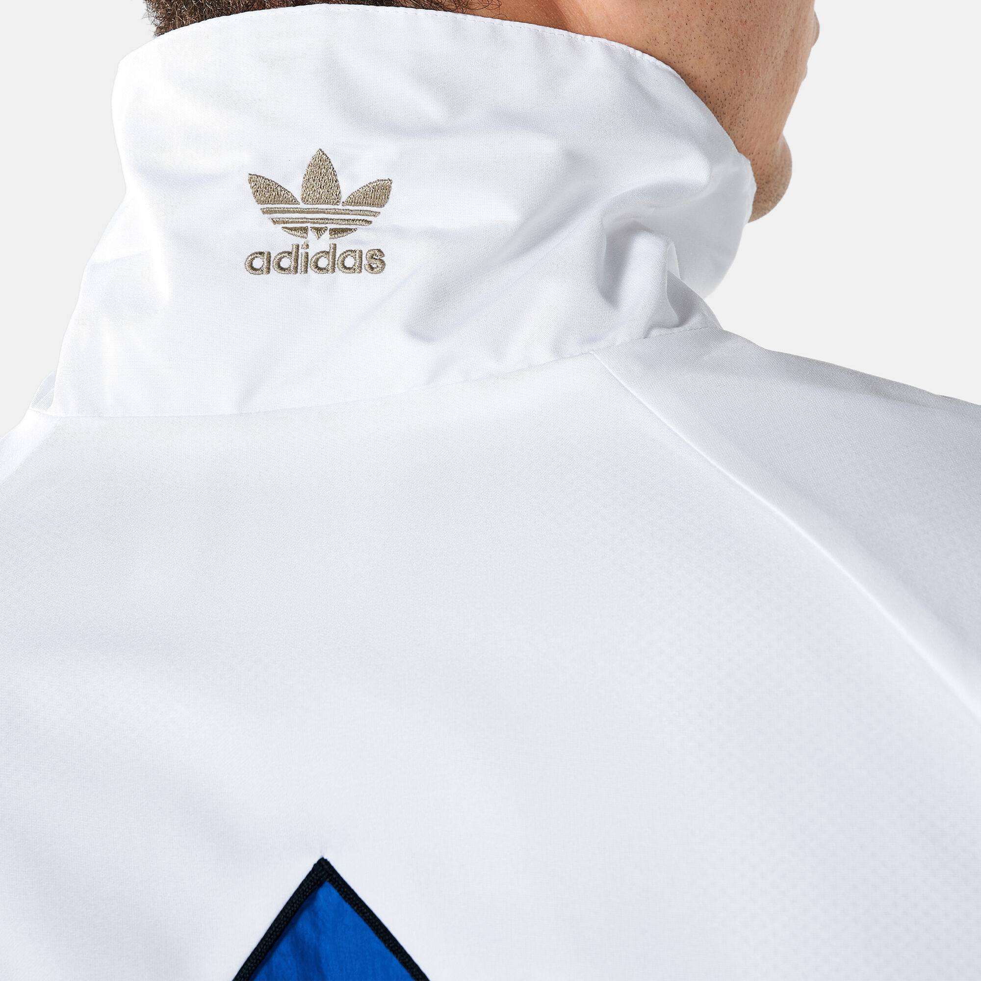 Men s Big Trefoil Outline Woven Track Jacket