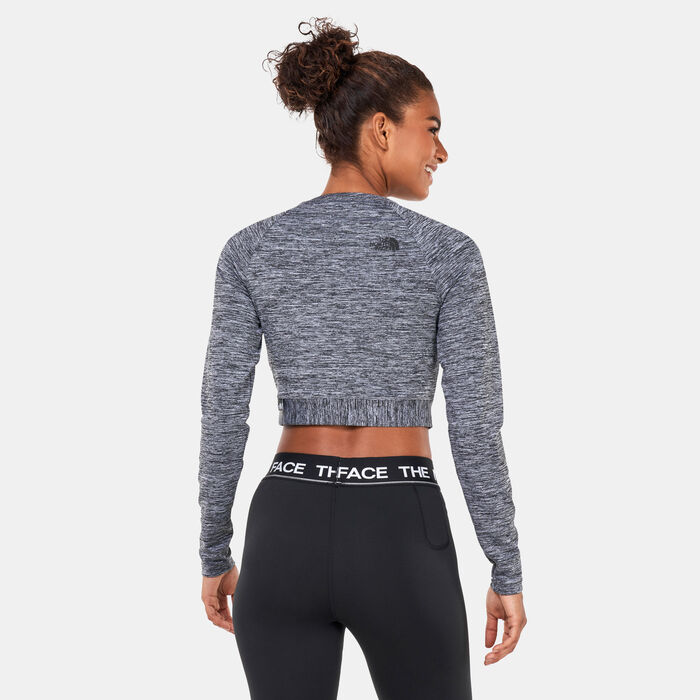 The North Face Women's Stretchy Crop Top White The North Face Women's Stretchy Crop Top White image number 1