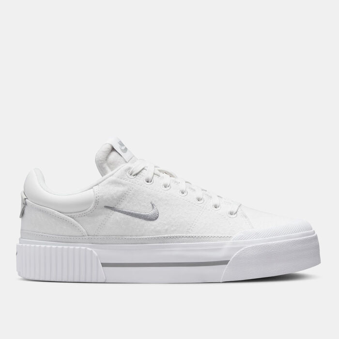 Nike Women's Court Legacy Lift Shoes White Nike Women's Court Legacy Lift Shoes White image number 0