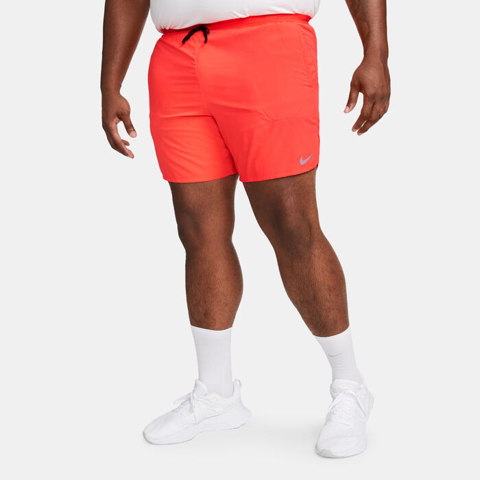 Nike Men's Stride Dri-FIT Running Shorts Red Nike Men's Stride Dri-FIT Running Shorts Red image number 1