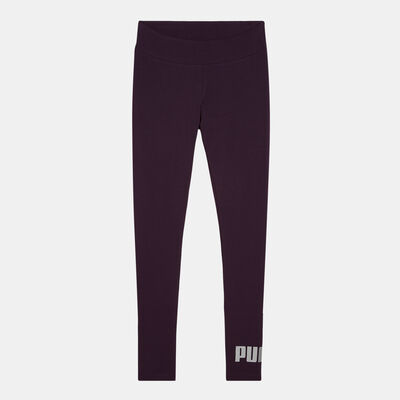 PUMA Women's Essentials+ Metallic Leggings Red