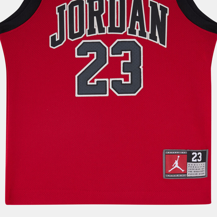 Jordan Kids' 23 Jersey and Shorts Set Red Jordan Kids' 23 Jersey and Shorts Set Red image number 1