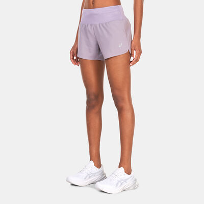 ASICS Women's Road 3.5 Inch Shorts Purple ASICS Women's Road 3.5 Inch Shorts Purple