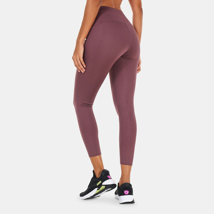 PUMA Women's Flawless 7/8 Training Leggings Brown image number 1