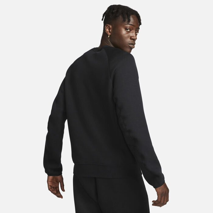 Nike Men's Sportswear Tech Fleece Crew Black image number 1