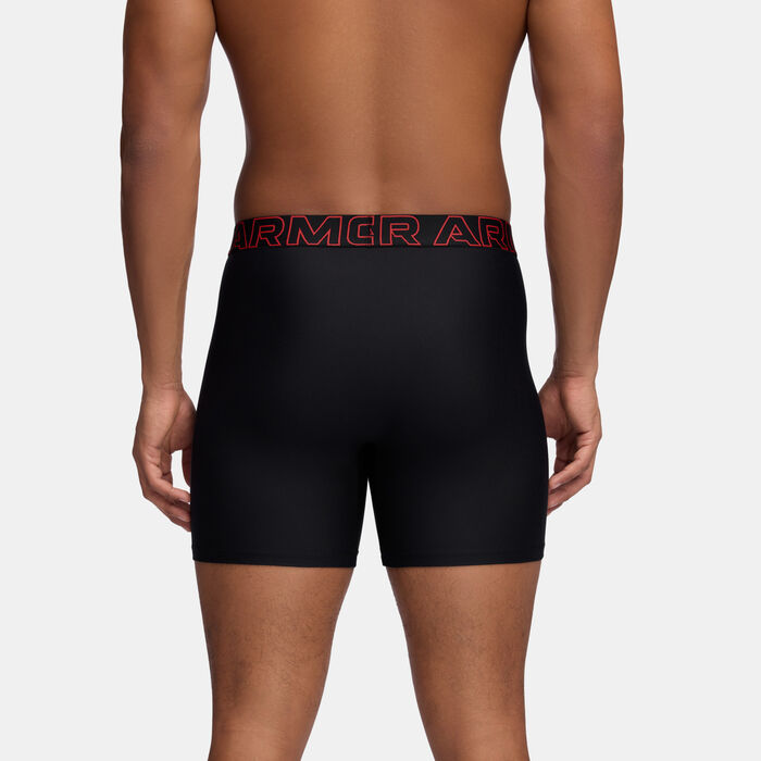 Under Armour Men's UA Performance Tech™ Training Boxers (3 Pairs) Black Under Armour Men's UA Performance Tech™ Training Boxers (3 Pairs) Black image number 1