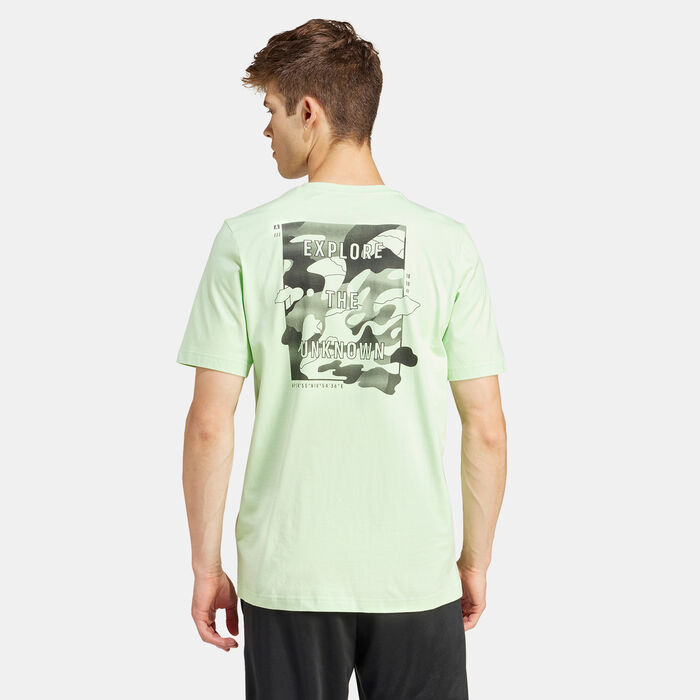 adidas Men's City Escape Graphic T-Shirt Green image number 1