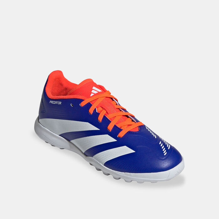 adidas Kids' Predator League Turf Ground Football Shoes Blue image number 1