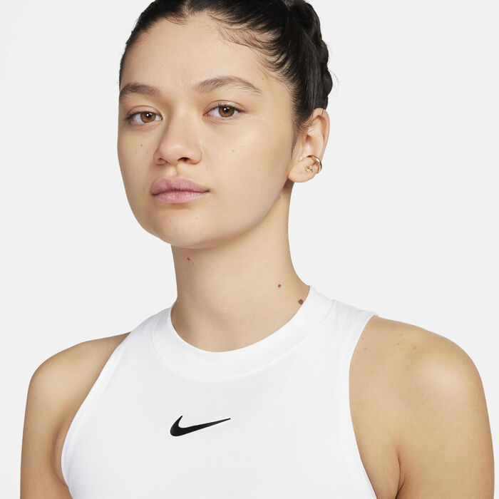 Nike Women's Court Advantage Tank Top White Nike Women's Court Advantage Tank Top White image number 2
