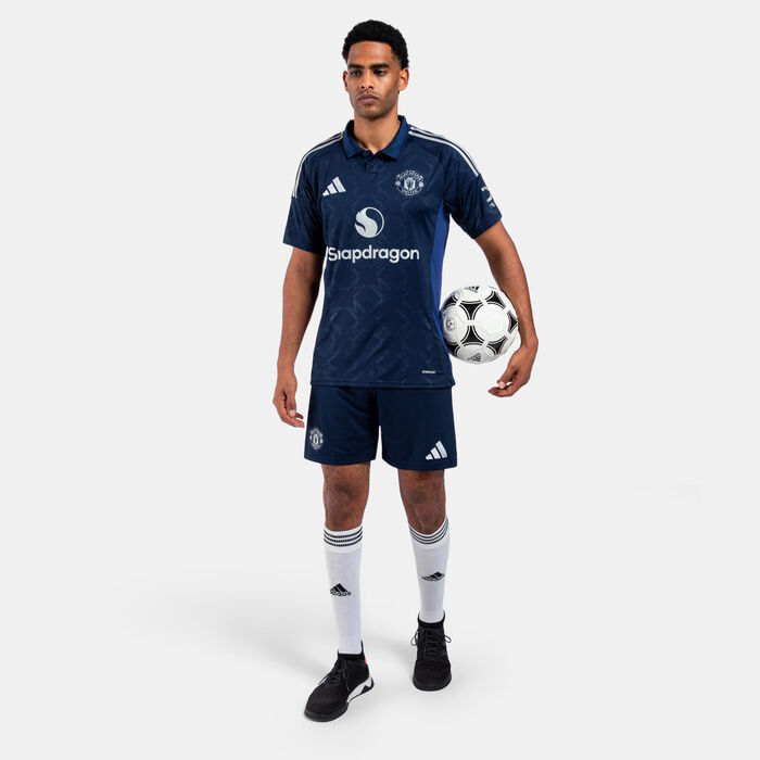 adidas Men's Manchester United 24/25 Away Replica Football Jersey Blue image number 2