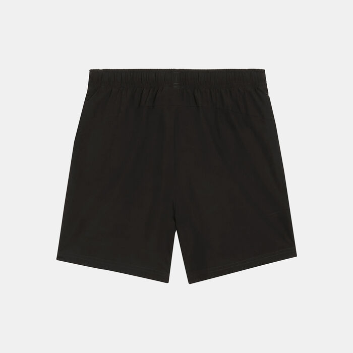 PUMA Kids' ESS+ Logo Lab Woven Shorts Black PUMA Kids' ESS+ Logo Lab Woven Shorts Black image number 1