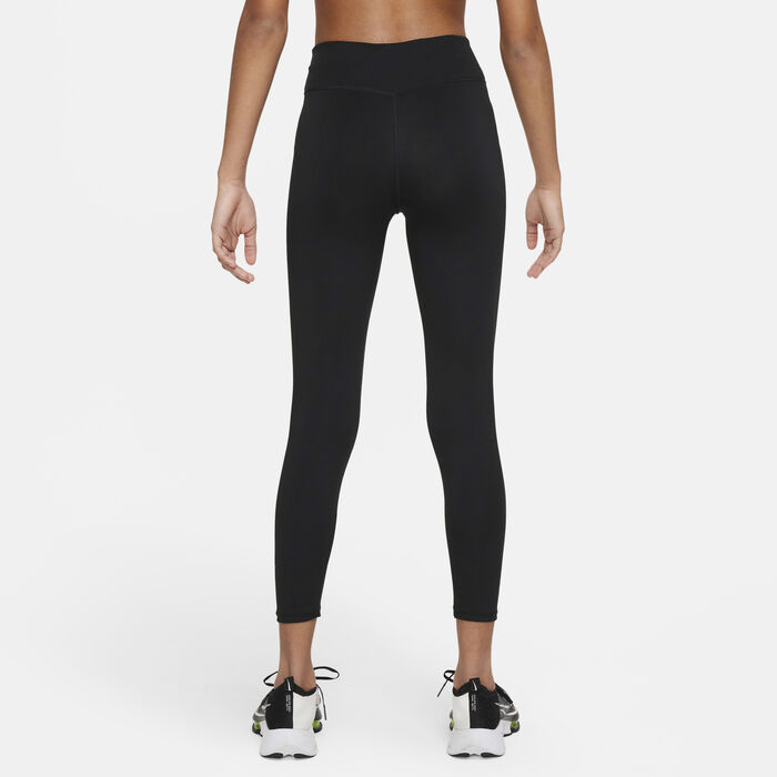 Nike Kids' Dri-FIT One Leggings Black Nike Kids' Dri-FIT One Leggings Black image number 1