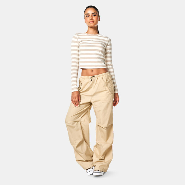 Converse Women's Parachute Pants Brown Converse Women's Parachute Pants Brown image number 2