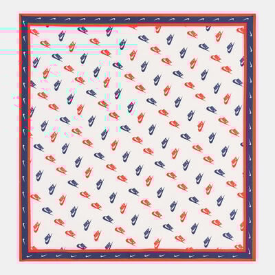 Nike Logo Printed Bandana Beige Nike Logo Printed Bandana Beige