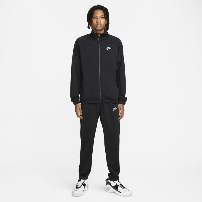 Nike Men's Club Poly-Knit Tracksuit Black image number 0