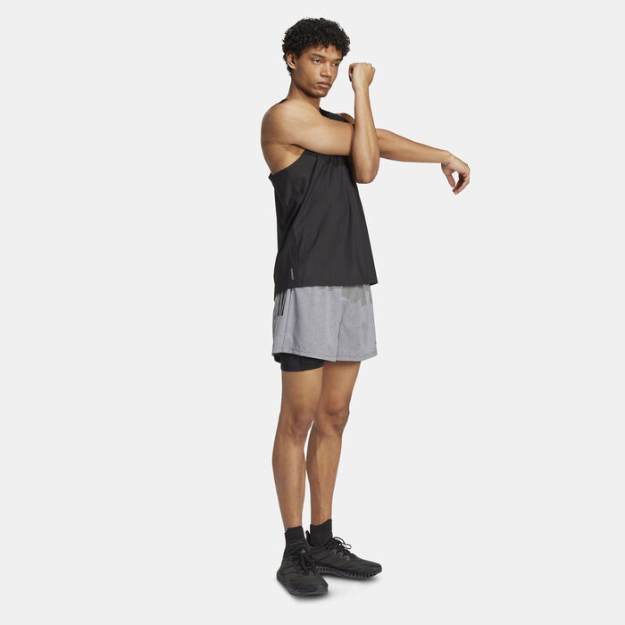 adidas Men's Own The Run 2-In-1 Shorts Grey adidas Men's Own The Run 2-In-1 Shorts Grey image number 2