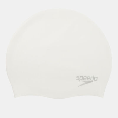 Speedo Moulded Swimming Cap White Speedo Moulded Swimming Cap White