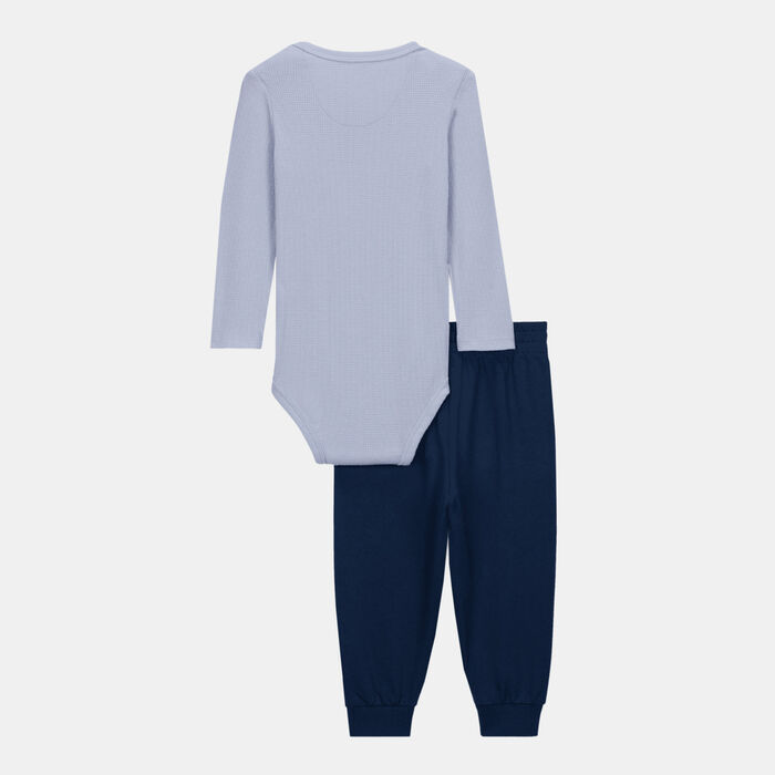 Nike Kids' Play For All Bodysuit and Pants Set Blue image number 1