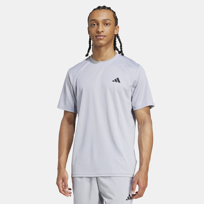 adidas Men's Training Essentials Training T-Shirt Grey adidas Men's Training Essentials Training T-Shirt Grey image number 0