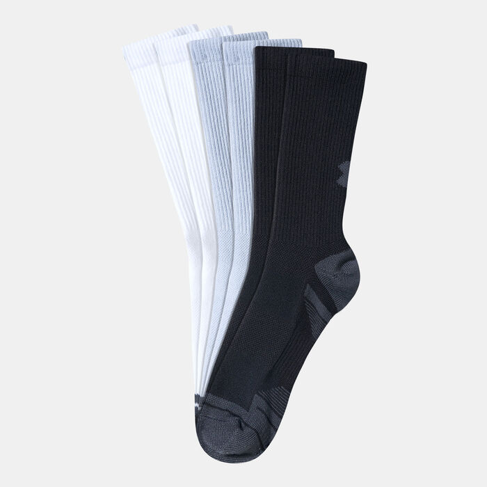 Under Armour Performance Tech Crew Socks (3 Pairs) Grey Under Armour Performance Tech Crew Socks (3 Pairs) Grey image number 0