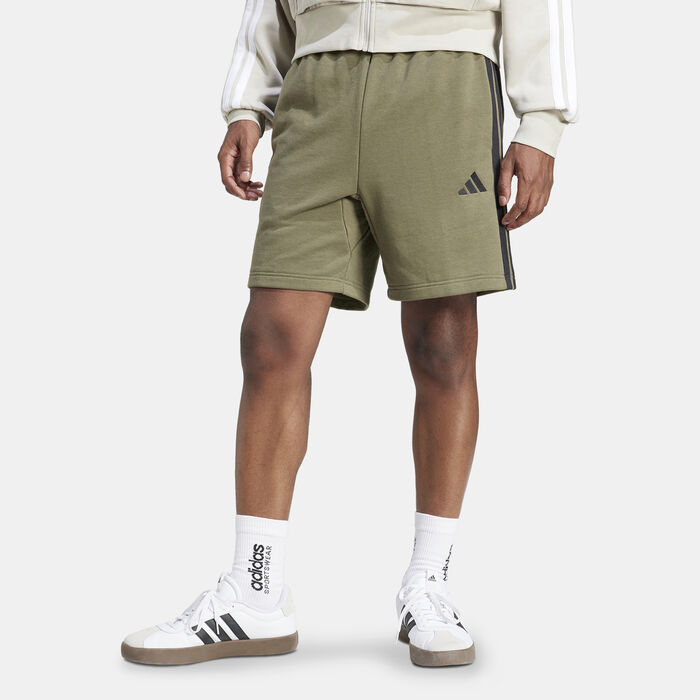 adidas Men's Essentials 3-Stripes Shorts Green adidas Men's Essentials 3-Stripes Shorts Green image number 0