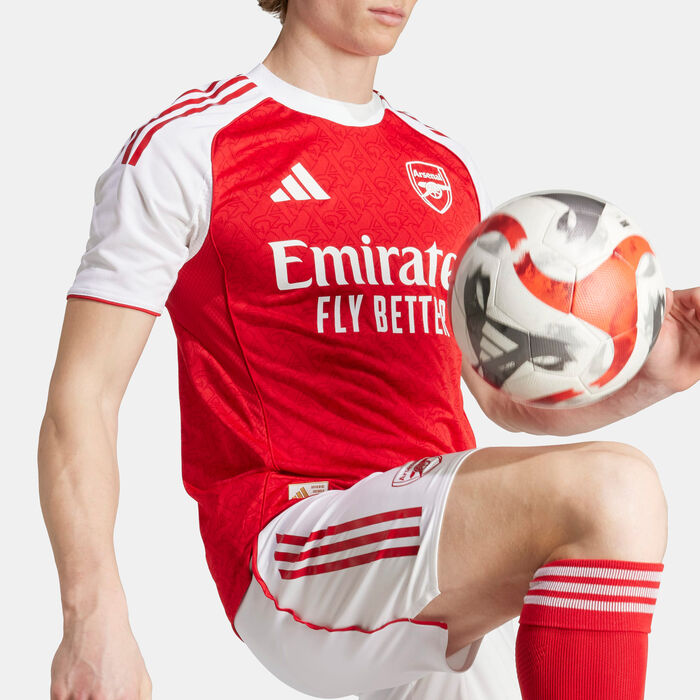 adidas Men's Arsenal 25/26 Home Authentic Football Jersey Red adidas Men's Arsenal 25/26 Home Authentic Football Jersey Red image number 3