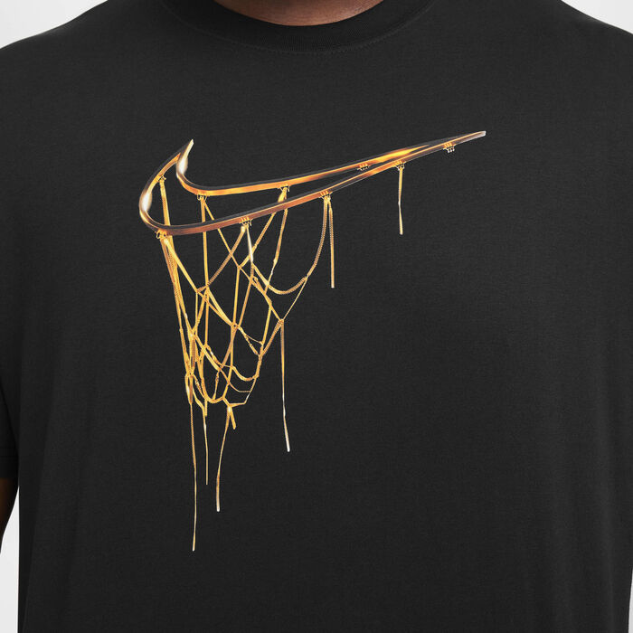Nike Men's Max90 Basketball T-Shirt Black Nike Men's Max90 Basketball T-Shirt Black image number 8