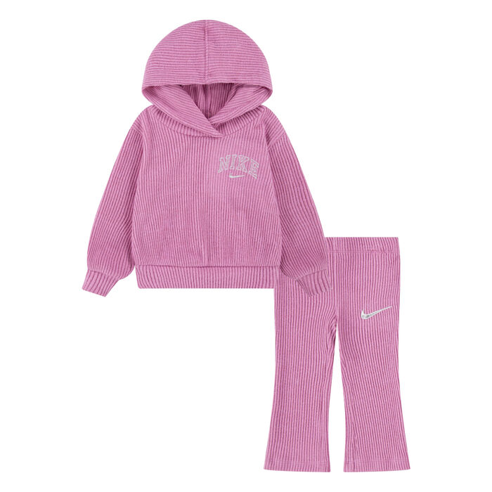 Nike Kids' Swoosh Spirit Hoodie and Sweatpants Set Pink Nike Kids' Swoosh Spirit Hoodie and Sweatpants Set Pink image number 0