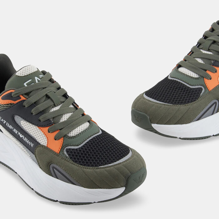 EA7 Emporio Armani Men's Crusher Sonic Performance Running Shoes Green image number 5