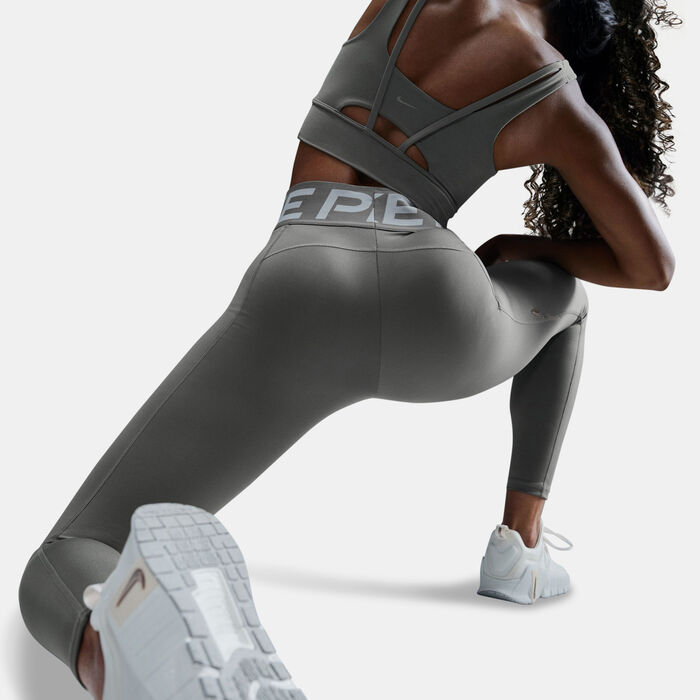 Nike Women's Pro Sculpt Training Leggings Grey image number 4