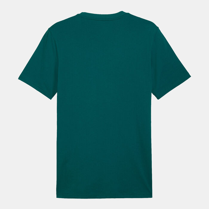 PUMA Men's The Hooper Basketball Graphic T-Shirt Green image number 1