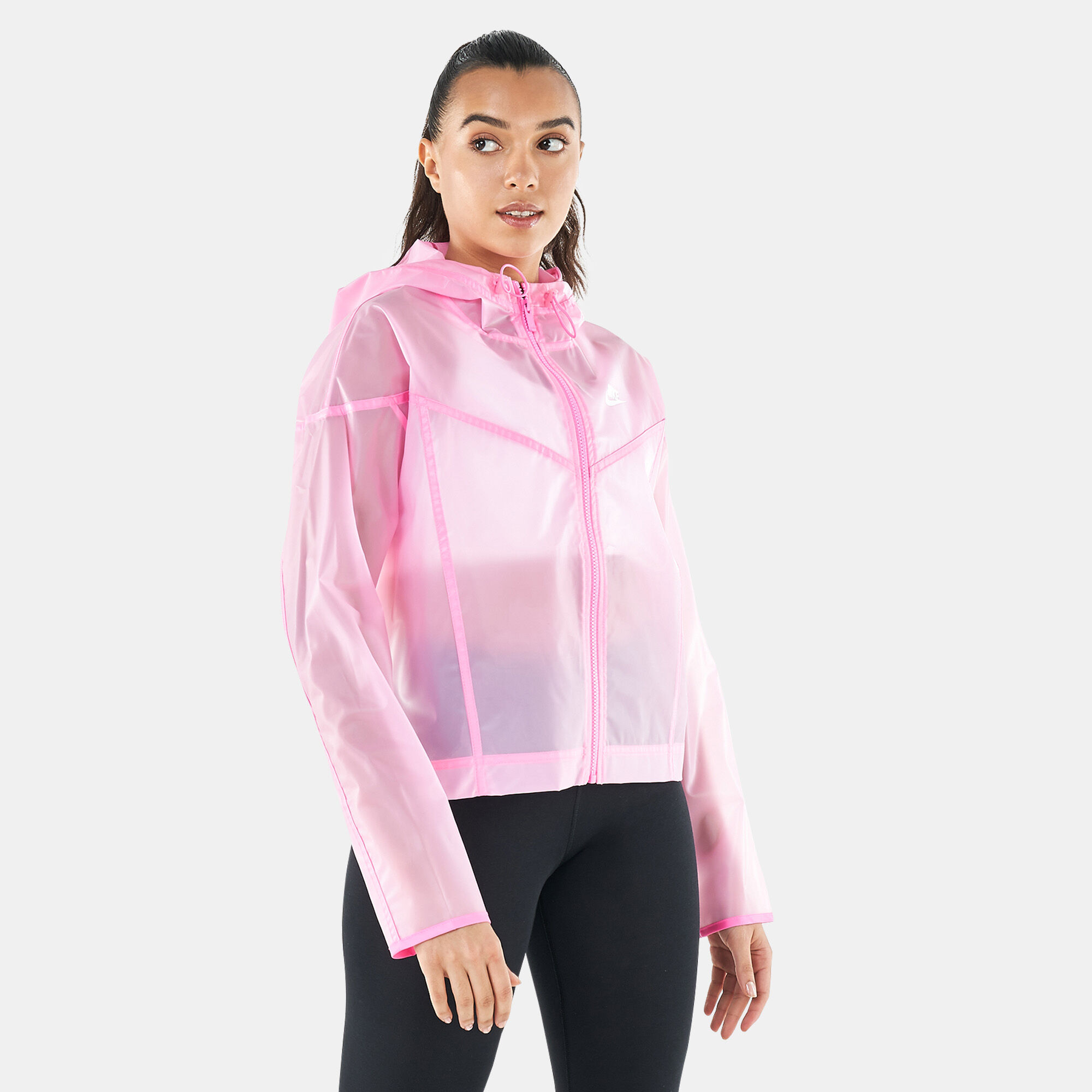 Nike outlet transparent jacket
