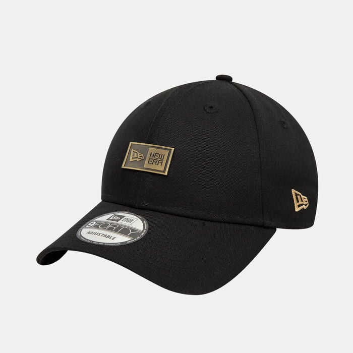 New Era Men's Badge 9FORTY Adjustable Cap Black New Era Men's Badge 9FORTY Adjustable Cap Black image number 1